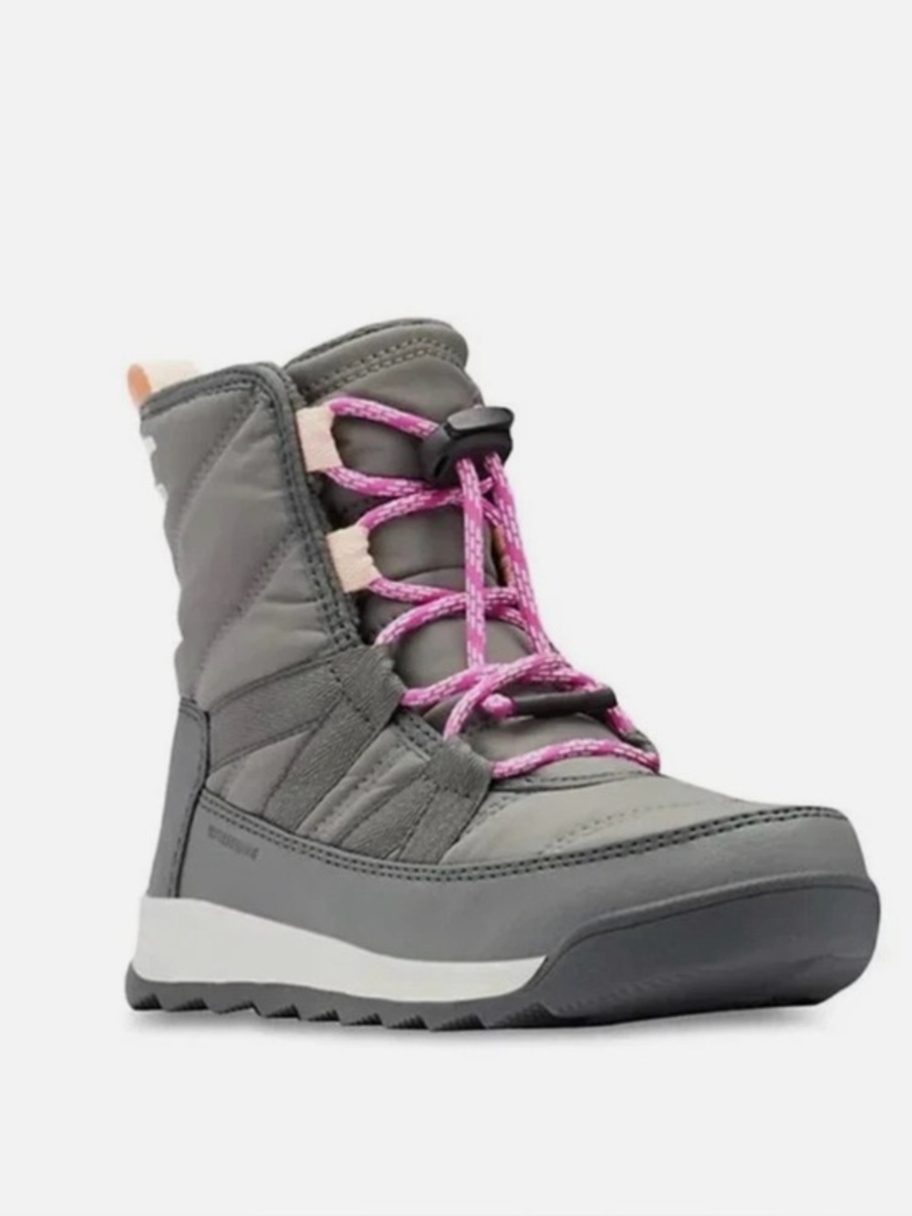 Sorel Whitney II Plus Snow Short Lace Waterproof Boots Kids Youth